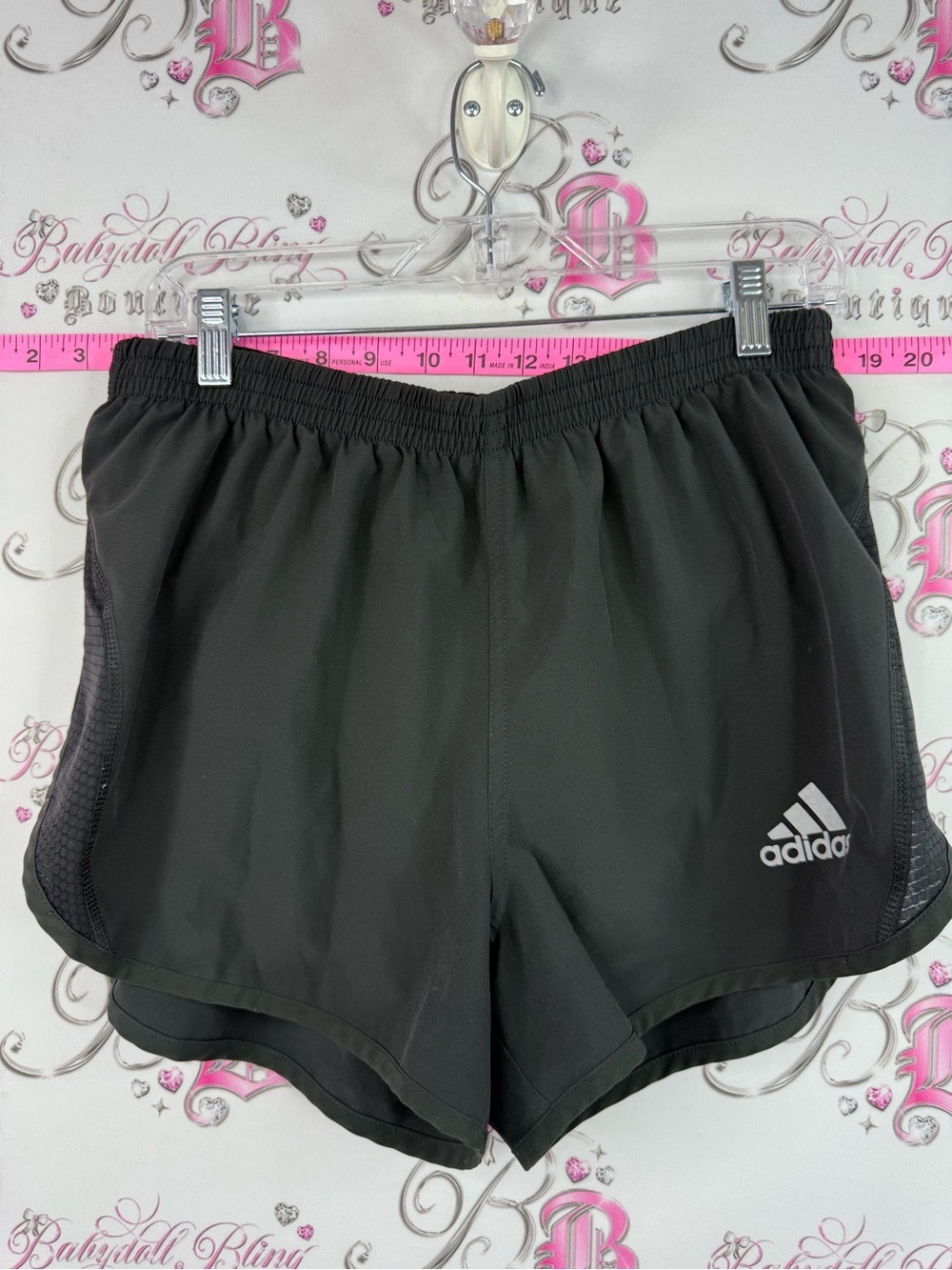 adidas shorts Black Women's Athletic Running Shorts with Logo